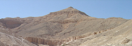 The Pyramid Shaped Mountain, Valley of the Kings